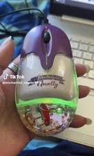 Aqua mouse for Computer - USB, Y2K, Frutiger Aero, Cute Computer RBG Gaming Led