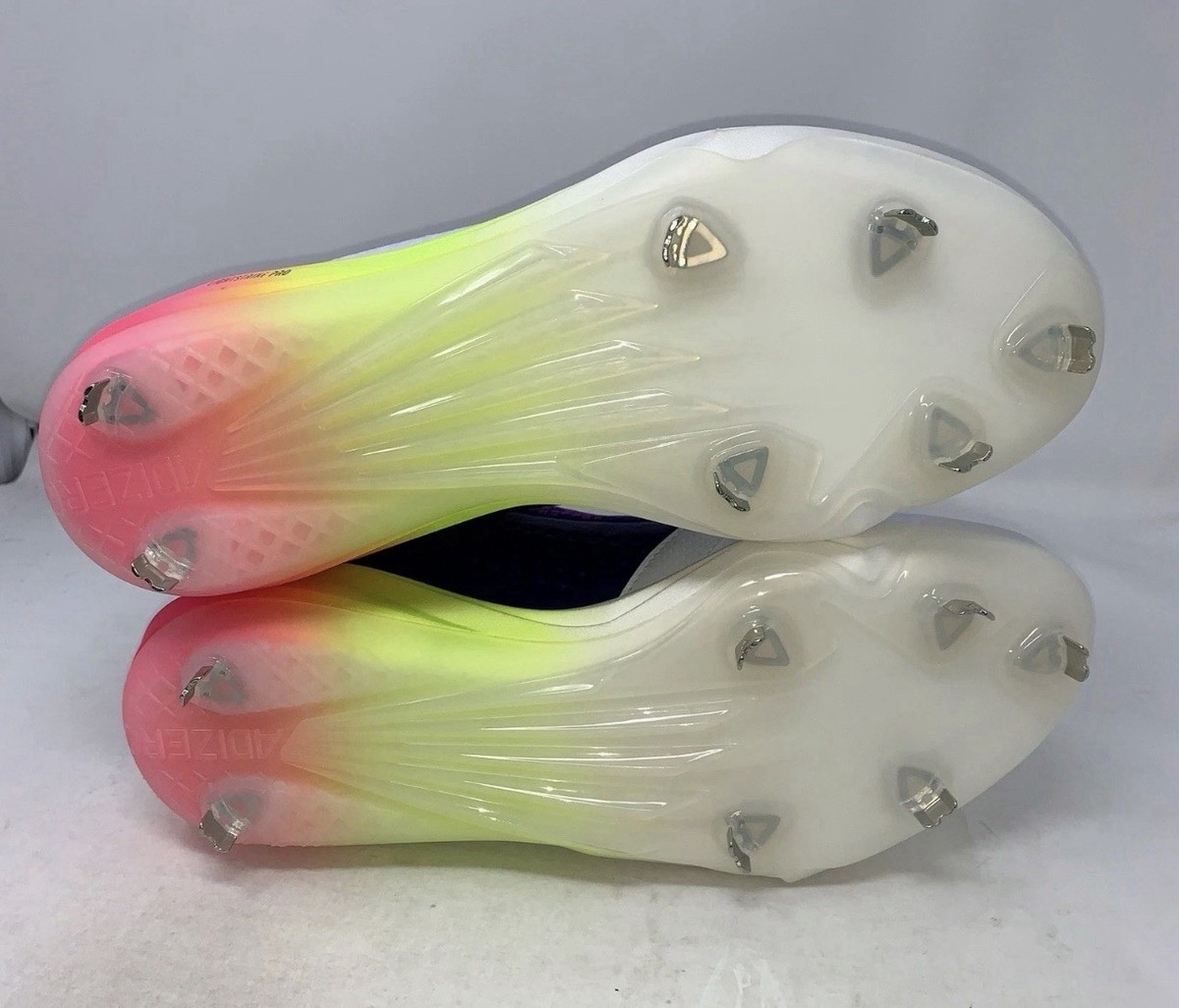 Adidas Adizero Impact+ Warp Speed White Metal Baseball Cleats