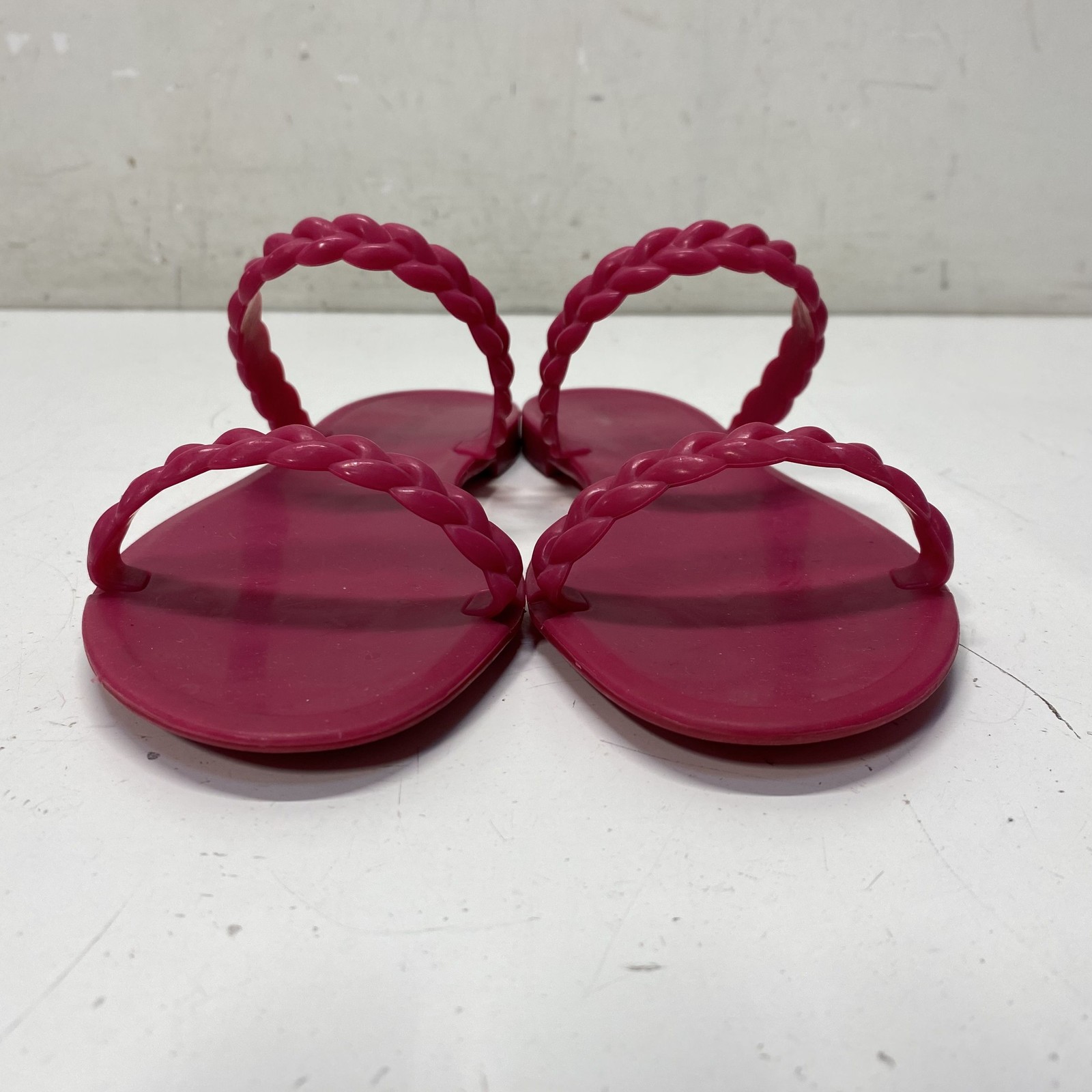 Stuart Weitzman Pink Solid Slide Sandal Women Siz… - image 2