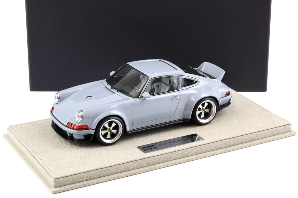 1:18 POP RACE Porsche 911 Singer DLS grey 