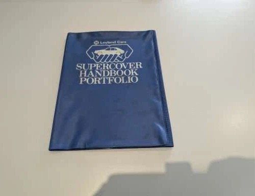 Leyland Cars  ** SUPERCOVER HANDBOOK PORTFOLIO  ** Used Good Condition (1)