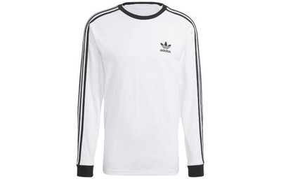 adidas Adicolor Classics 3-Stripes Long Sleeve Tee White