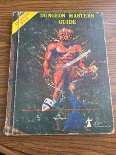 TSR Advanced Dungeons & Dragons AD&D DUNGEON MASTERS GUIDE Original Dec 1979 Ed.