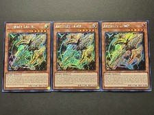 3x Artifact Lancea | RA01-EN006 | Platinum Secret Rares | NM | 1st Ed | YuGiOh!