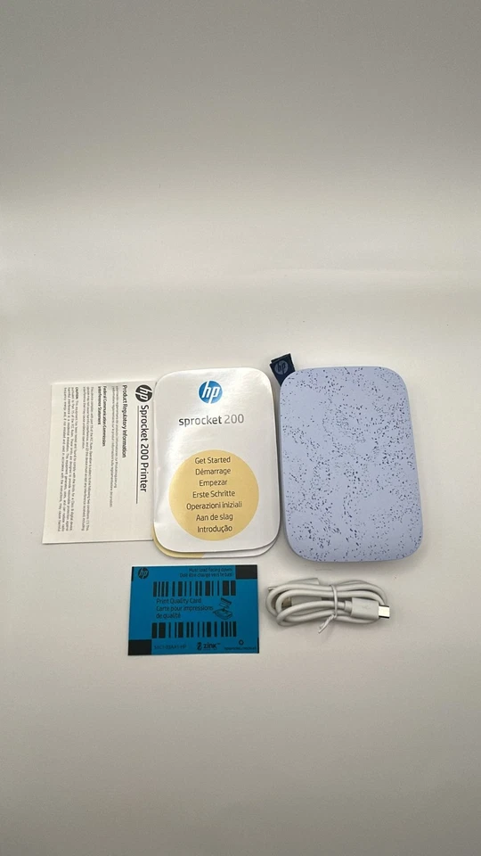 HP Sprocket 2x3" Sofortbilddrucker für Smartphones - Tragbarer, kabelloser - Bild 2 von 4