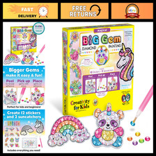 DIY Diamond Painting Kit for Kids - Magical Stickers  Suncatcher Art - Unicorn