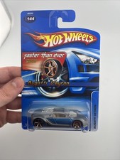Hot Wheels Mainline/Collector #144 BUGATTI VEYRON Silver-Blue w/Chrome