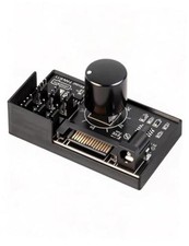 12V 4 Pin PWM PC Fan Hub Speed Controller,PC Fan Hub DC5525 6-Way 4-Pin Fans