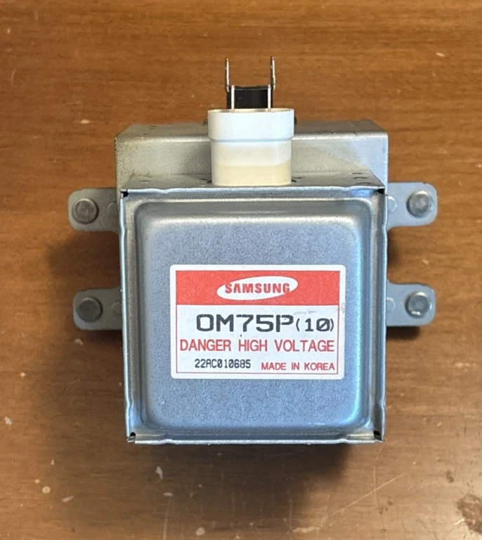 OEM Genuine Samsung Microwave High Voltage Magnetron, Part #OM75P(10)ESS