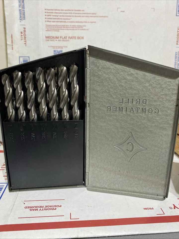 Juego de brocas de acero Cleveland 26 piezas Cle-Forge de alta velocidad A a través de Z súper bonitas Foto 3 de 4