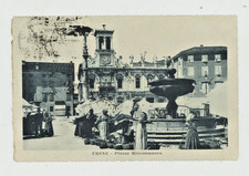 REGNO D' ITALIA CARTOLINA ILLUSTRATA DI PIAZZA "MERCATO NUOVO" DI UDINE