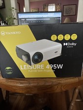 Vankyo Leisure 495W Full HD WiFi Projector. New In Box.