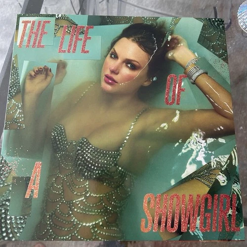 Taylor Swift Life of a Showgirl LP (2025) Orange Vinyl  Barely Used