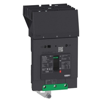 SQUARE D BDA36060 Circuit Breaker,60A,3P,525VAC,BDA 482C77