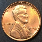 1958 Lincoln Wheat Cent BU *Actual Coin Original Luster Collector Penny  Upgrade