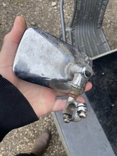 Retro Vintage Motorcycle Mirror Period Correct Used To Suit 7/8 Or 22mm Bars