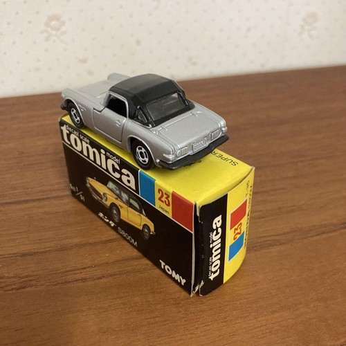 Caja Negra Tomica 23 Ikeda Hecho a Medida Honda S800M Hecho en Japón Plateado - Imagen 4 de 5