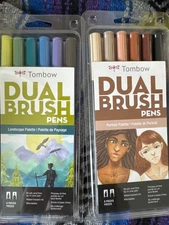 Tombow Dual Brush Pens Art Markers Brush &Fine Tip Portrait skin tones landscape