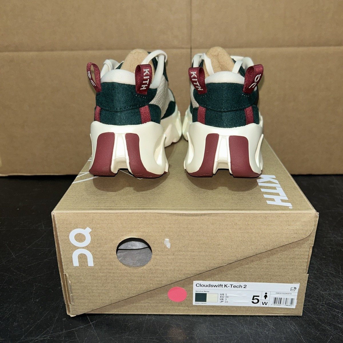 On Running Cloudswift K-Tech 2 KITH SPIRULINA BARLEY WMNS 