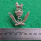 WW2 5th Royal Gurkha Rifles Cap Badge Also Worn by Pipers in 1946 Victory Parade