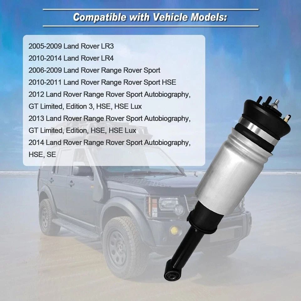 4X Front + Rear Air Suspension Struts Shocks For Land Rover Range Rover Sport Foto 3 de 4