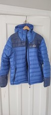 Mens Fjern Arktis II Blue Down Jacket Mens Large RRP £250. Excellent Condition.