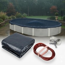 Premium Winter Pool Cover for Above Ground Oval Pool, 12' x 18' Ft., Abovegro...