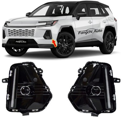 For 2026-2027 Toyota RAV4 LED DRL Daytime Running Fog Light Lamps/Turn Signal
