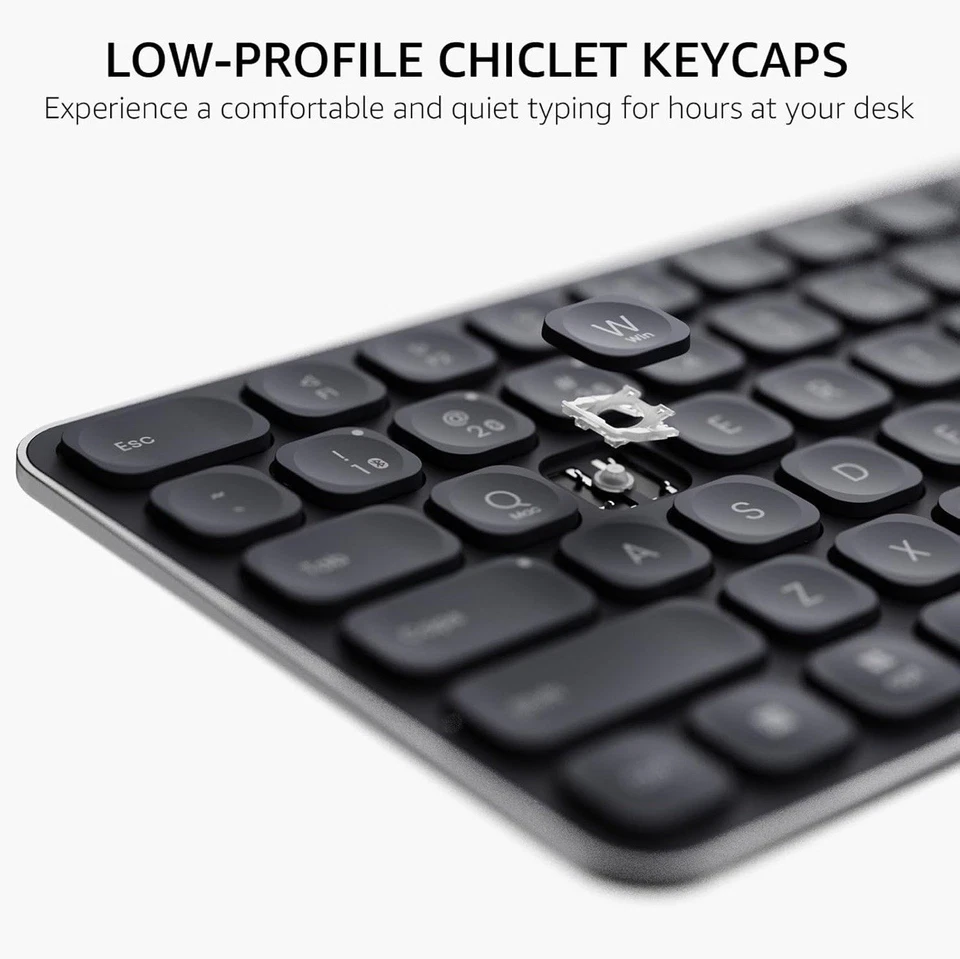 Rapoo 9010M Keyboard & Mouse Bluetooth/Wireless for Windows/Mac/Linux/Chrome - Image 4 of 4