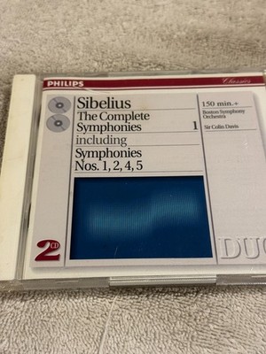Sibelius: The Complete Symphonies Vol 1 - 2 CD SET IN GOOD CONDITION!!!