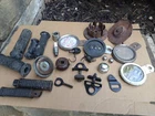 ASSORTED JOB LOT OF MAINLY BSA TRIUMPH PARTS