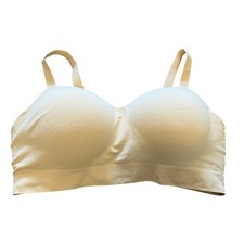 Truekind Daily Comfort Wireless Bra Beige Seamless Bralette 2XL 10210
