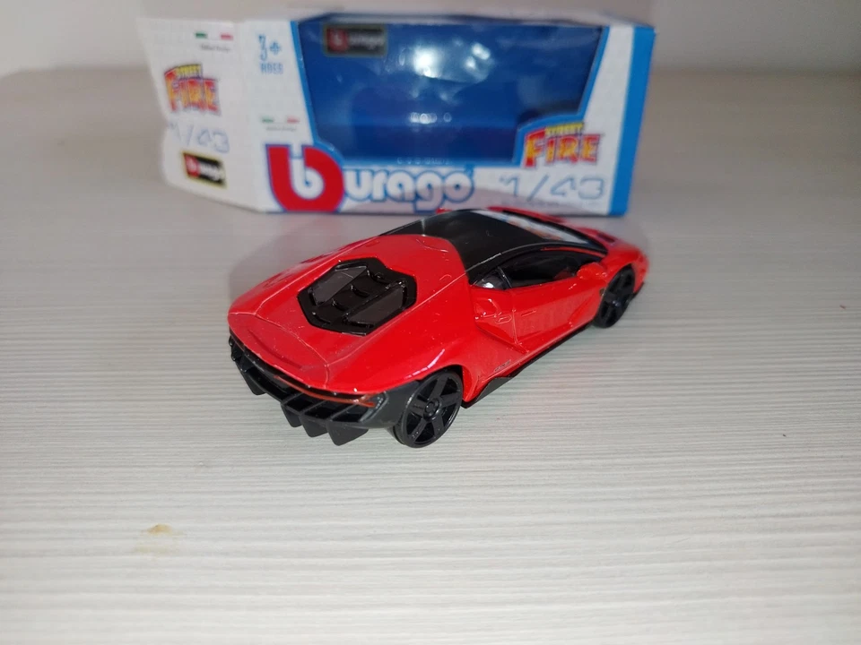 Lamborghini Centenario 1:43 Burago Bburago Modellino Auto Die Cast No Solido - Immagine 2 di 4