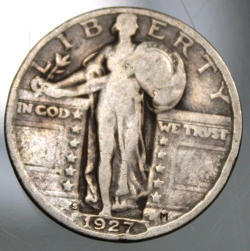 1927 S Standing Liberty Quarter - VG !!