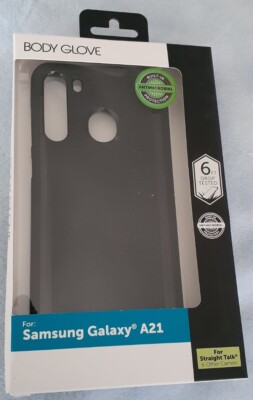 Body Glove 6ft Drop Protection Case for Samsung Galaxy A21 Cell Phone Microbial