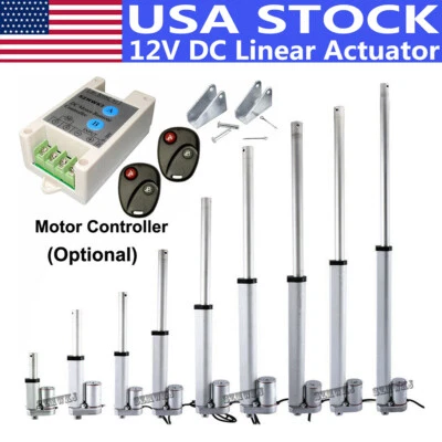 SZMWKJ 2"-18" Inch Stroke Linear Actuator 1500N/1000N Max Lift 12V Volt DC Putter Motor