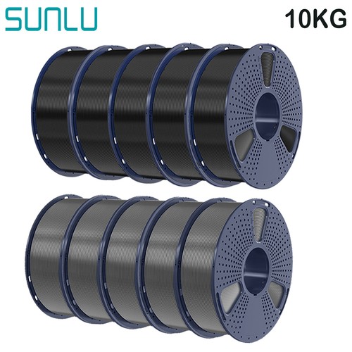 SUNLU 10x 1KG PLA+ 3D Drucker Filament 1,75mm PLA Plus 10KG für FDM 3D Drucker - Bild 34 von 35