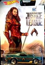 NEW 2017 AQUAMAN BLVD Bruiser Hot Wheels Die Cast Car DC Justice League NIP