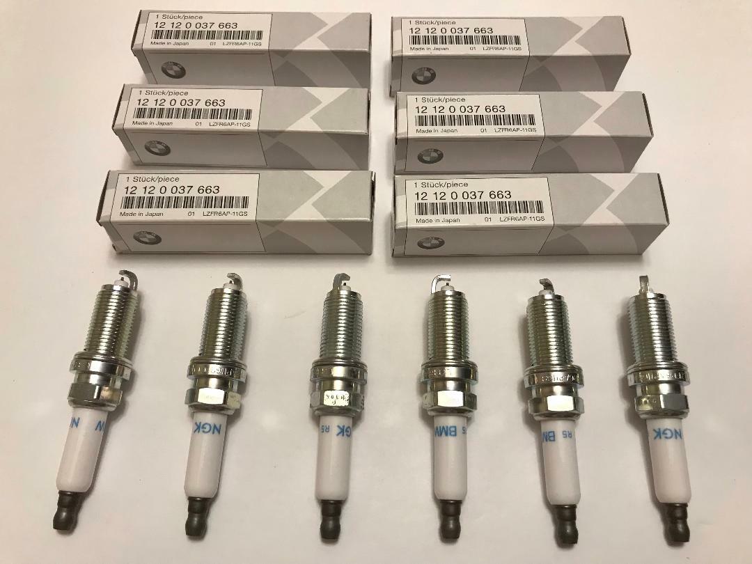 6pc Genuine NGK OEM Performance Power Spark Plugs LZFR6AP11GS BMW ...