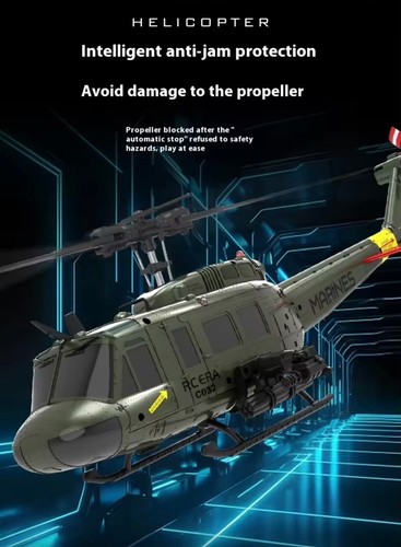 1/48 Remote Control UH-1 Huey Helicopter Toy - Picture 8 of 21