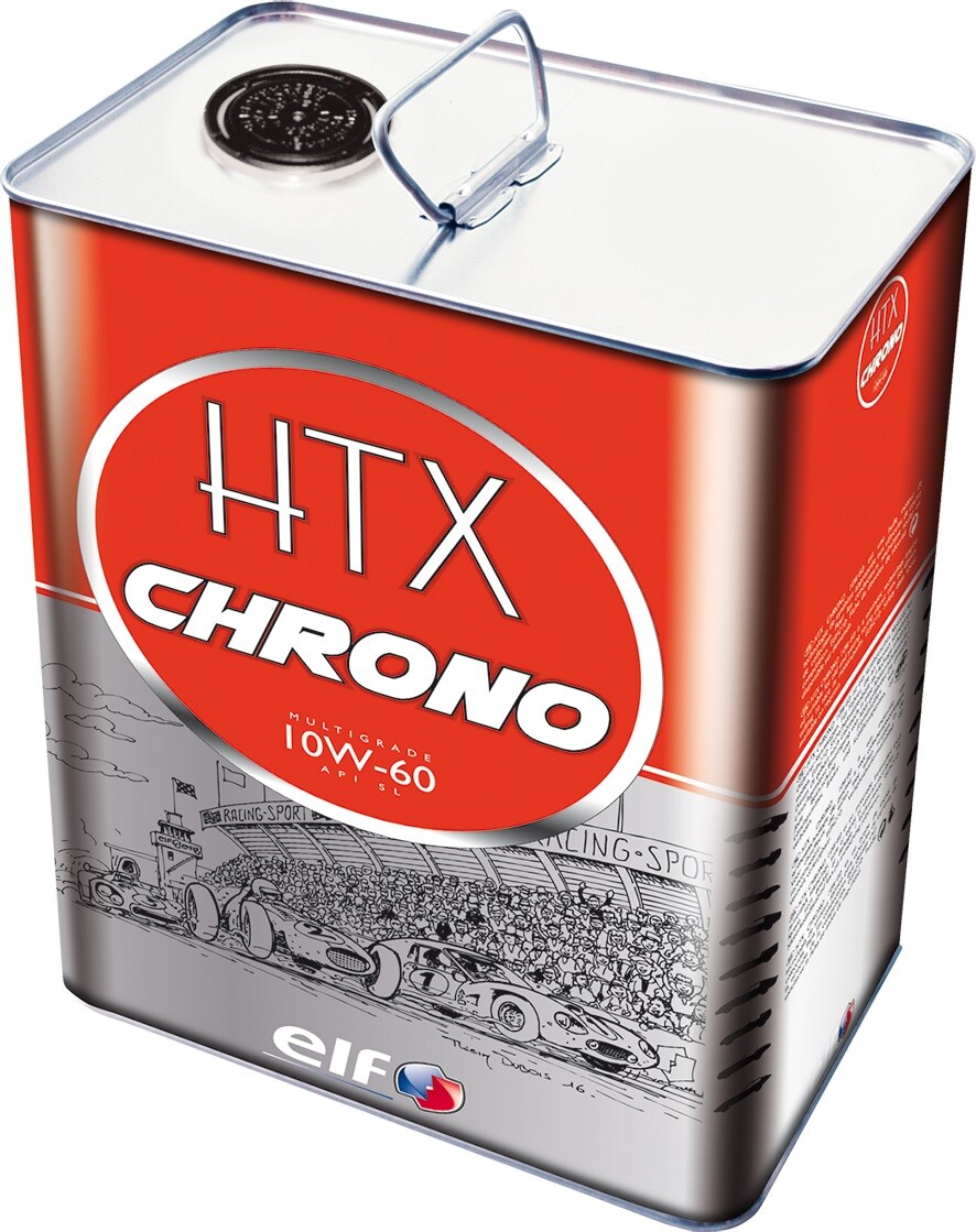 Elf Total Classic Race Car Engine Oil HTX Chrono Multigrade 10W60 5 Litre Tin