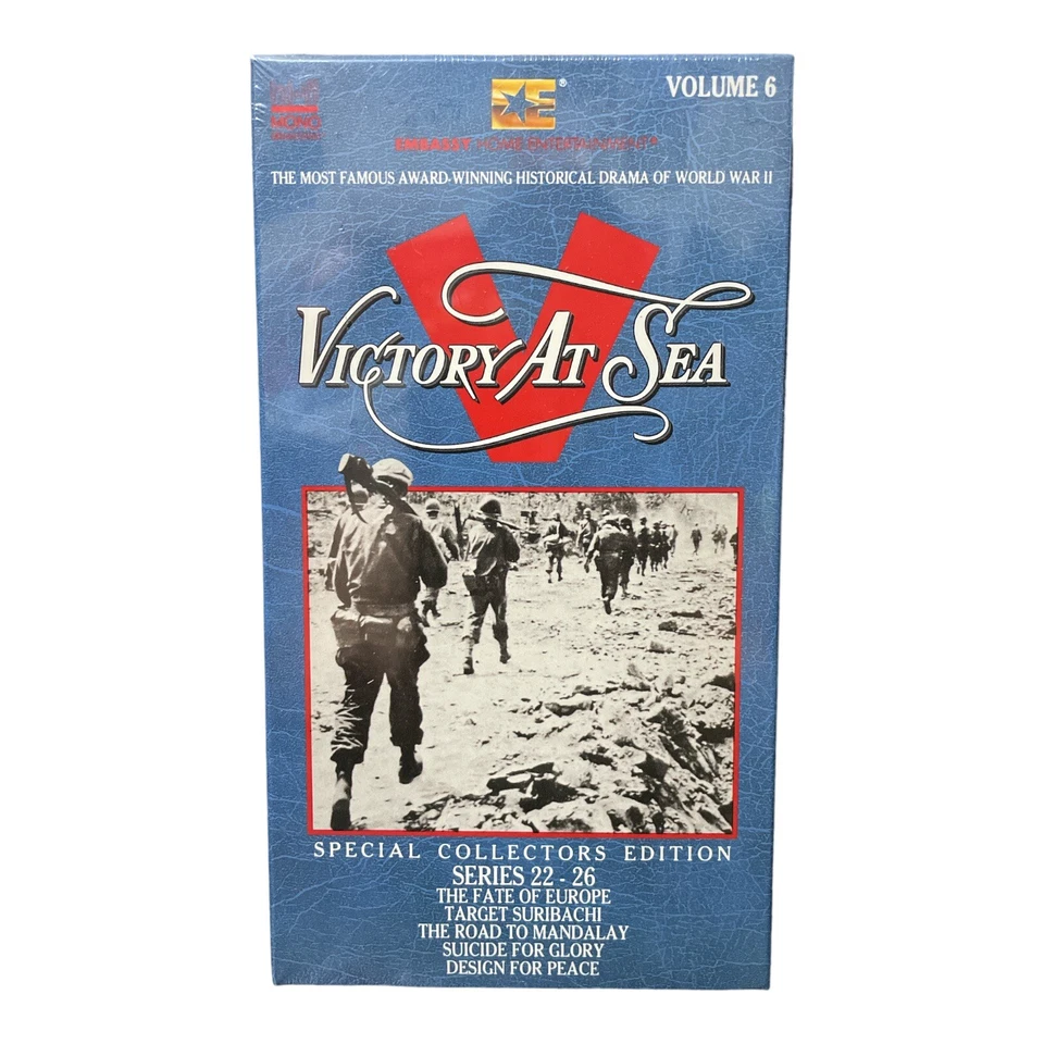 2 WWII Victory at Sea VHS 1984 Volumes 5 & 6New Sealed Watermarks - Image 4 of 4