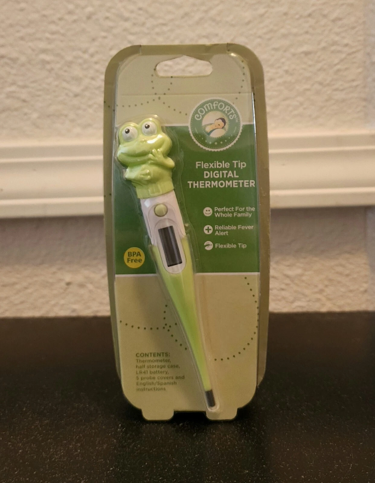 Comforts Flexible Tip Digital Thermometer Temperature Frog Green
Opens in a new window or tab