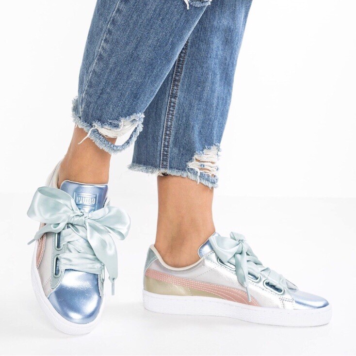 puma basket heart bauble