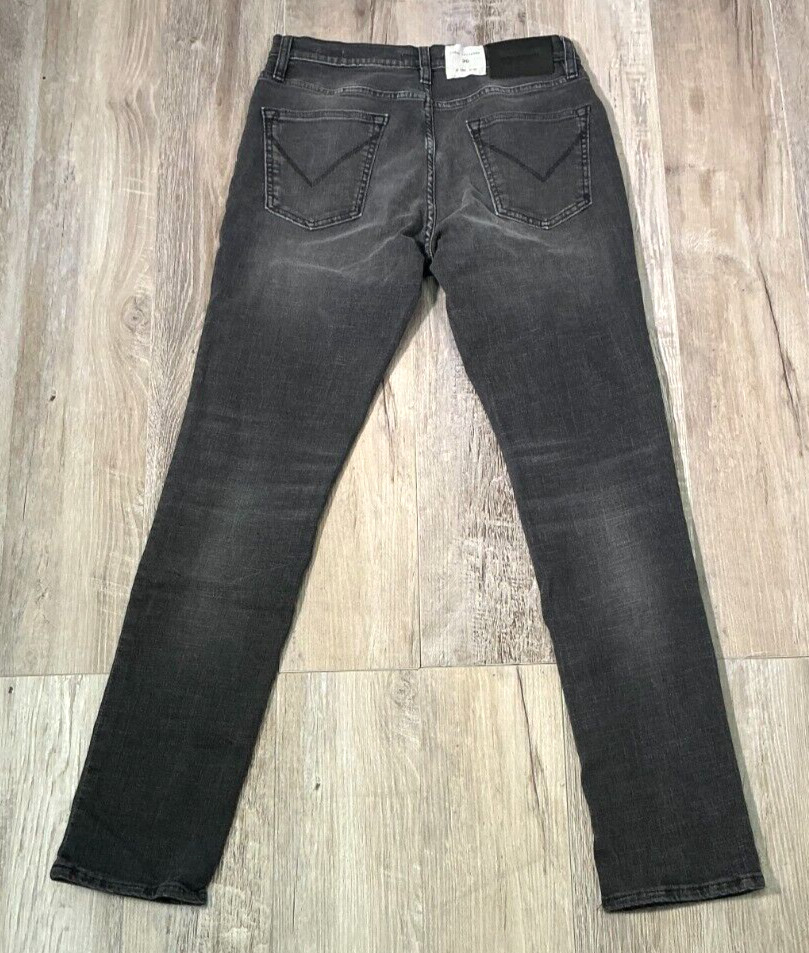 John Varvatos J702 - Slim Fit - Ethan Wash Men's Size 30 Seal Grey Jeans