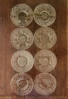 8 Anchor Hocking Cameo Yellow Depression Glass 6 1/4" Plates