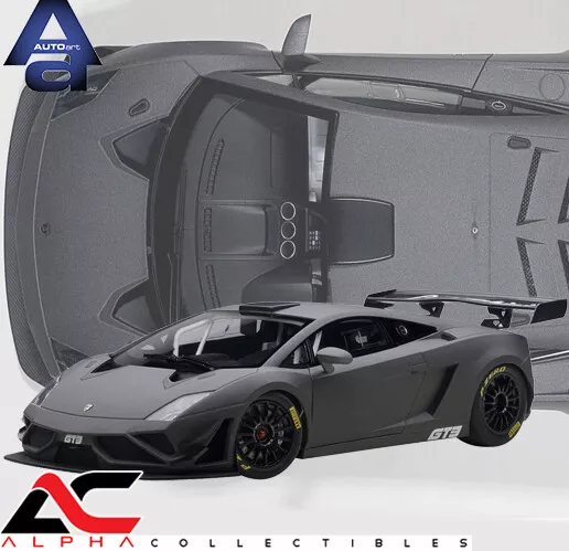 AUTOART 81360 1:18 LAMBORGHINI GALLARDO GT3 FL2 2013 MATT GREY SUPERCAR
