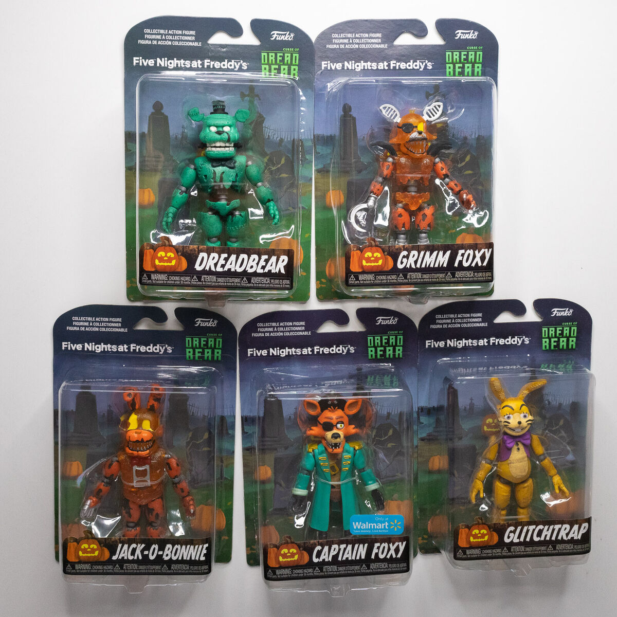 Funko Action Figure, Five Nights at Freddy's, The Curse of Dreadbear,  Captain Foxy