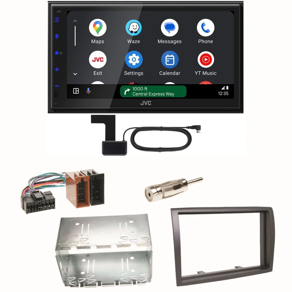 JVC KW-M595DBT Android Auto CarPlay Einbauset für Fiat Ducato Boxer Jumper - Bild 1 von 1