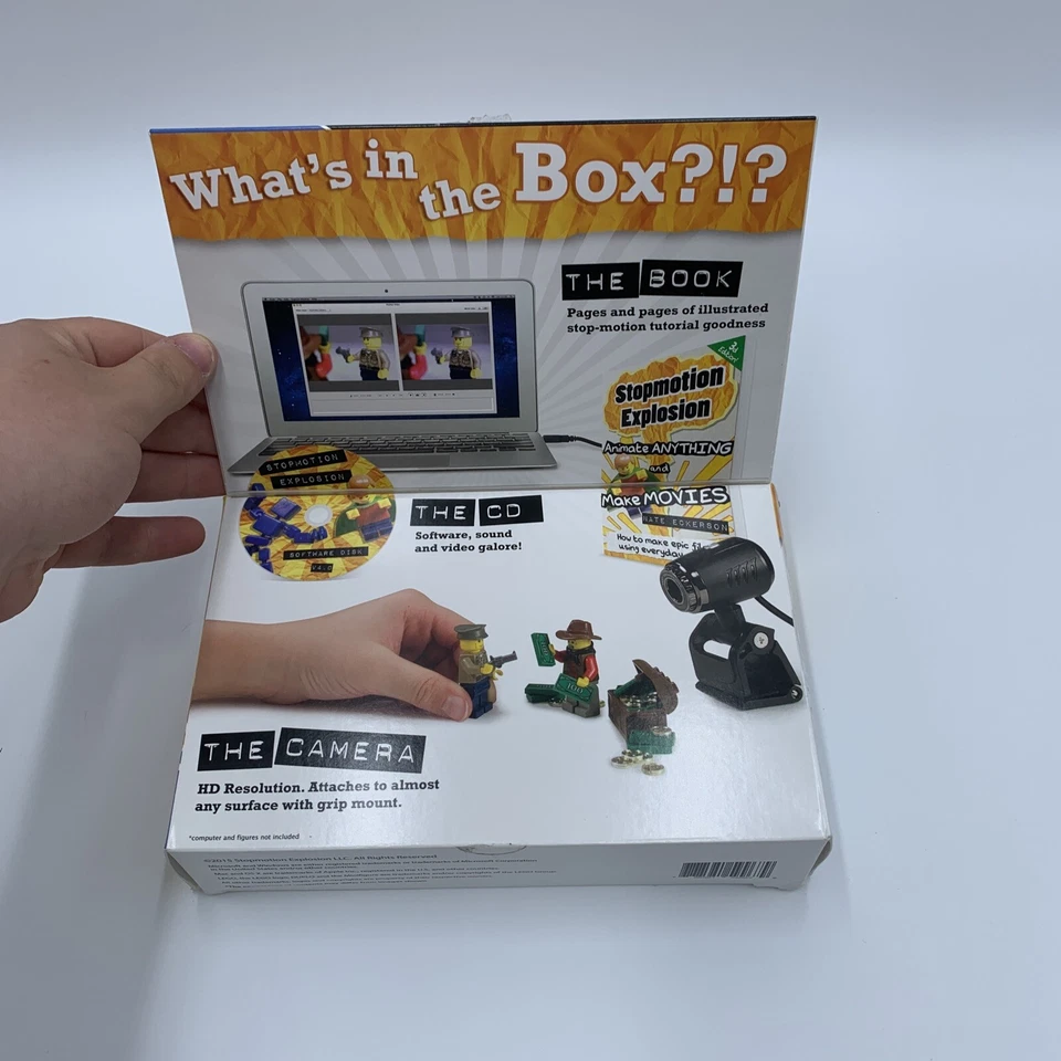 Stopmotion Explosion: Stop Motion Animation Kit W/ Full HD 1080P Camera - Image 2 of 4